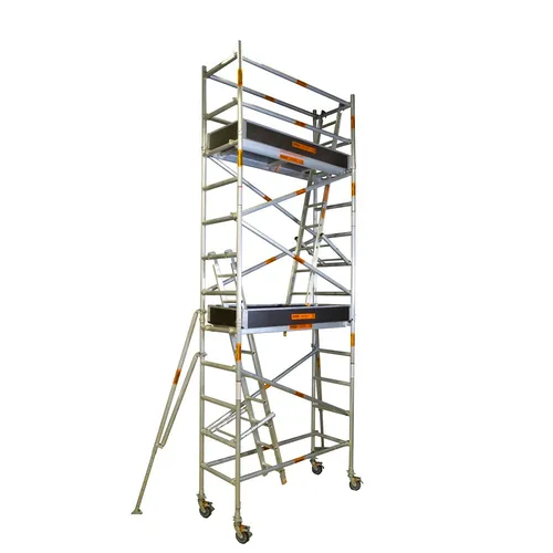 5.8m - 6.2m Narrow Mobile Aluminium Scaffold (Platform Height)