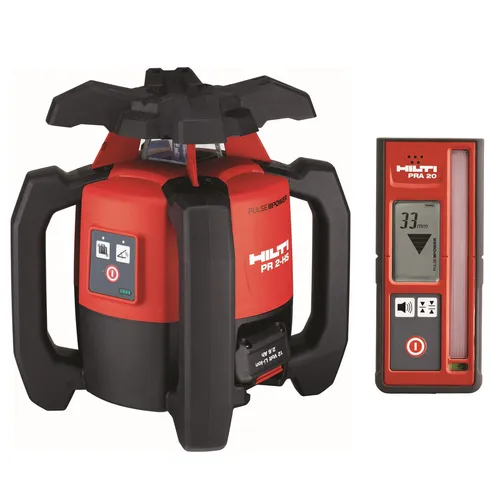 Rotating Laser Level 2 - 400 meters - HILTI - with Receiver