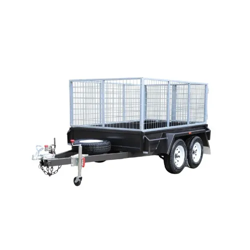 8x5 Caged Tandem Trailer