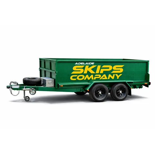 6m³ Green Trailer/Skip Bin