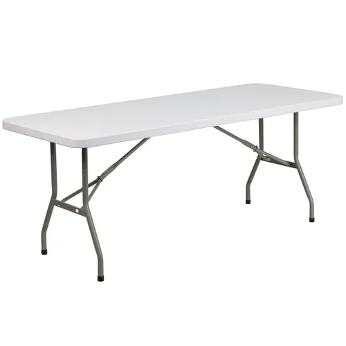 6' Plastic Folding Table