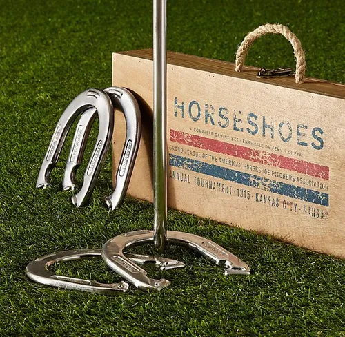 Backyard Horseshoes Game Rental