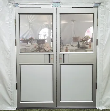 8' Double Door - Aluminum