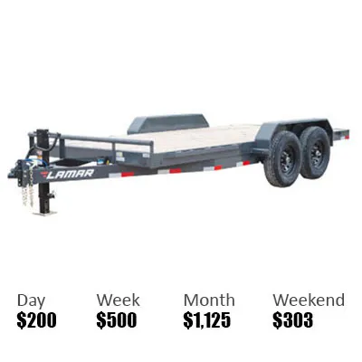 Tandem Axle Equipment Trailer | 14,000 lb GVWR