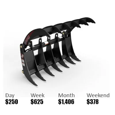 Grapple Attachment | Root & Bucket Style | For Compact Track Loaders