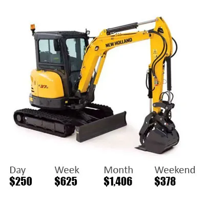 Mini Excavator | 3.5 - 4.5 Ton Operating Weight