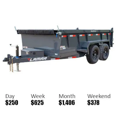 Tandem Axle Dump Trailer