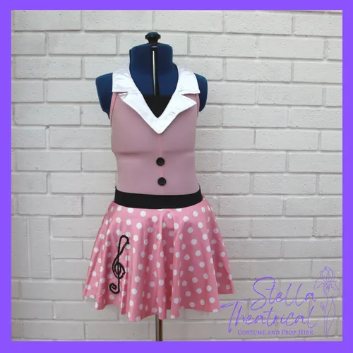 1st Position Halter Neck Dotty Music Dress