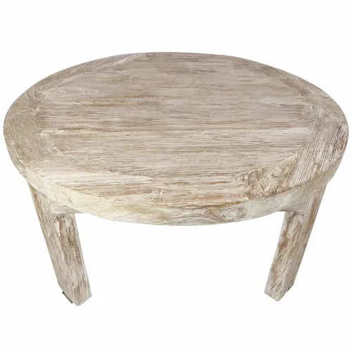 White wash Low teak table