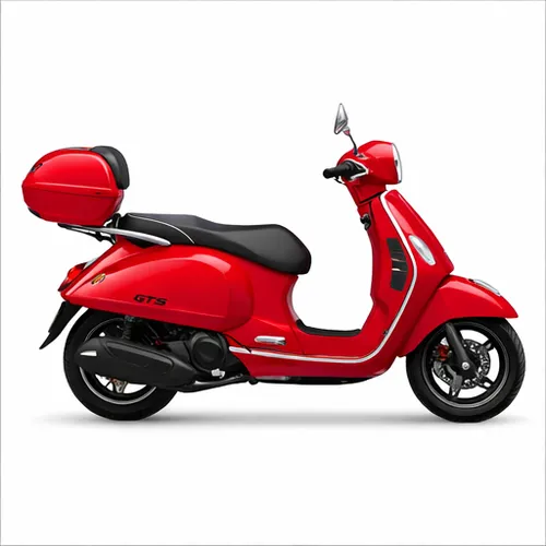 Vespa GTS 125cc, model 2025, with trunk and windshield (if needed)