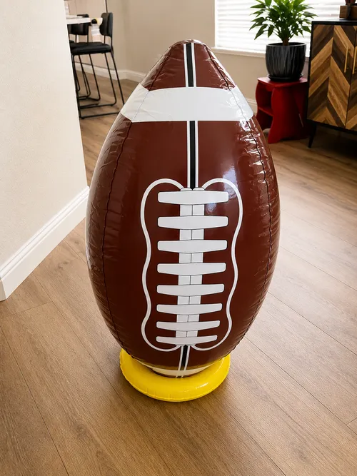 Inflatable Football Prop (Air Pump Included) 