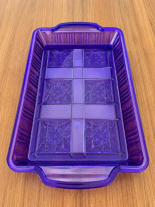 Purple Acrylic Serving Tray (Small)