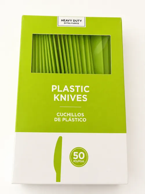 Knives- pack of 50 (Lime Green)