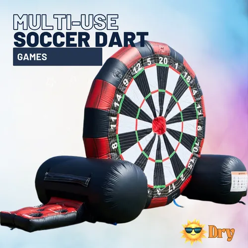 Multi-Use 10 FT Soccer Dart Game w/ Side Games
