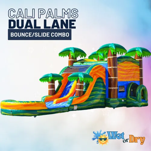 Cali Palms Dual Lane Bounce/Slide Combo