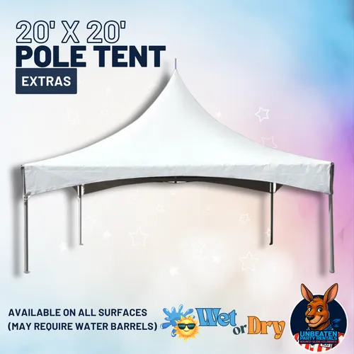 20'x20' Commercial Pole Tent