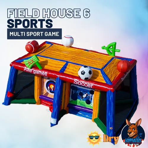 Fieldhouse 6 Sports Inflatable Games