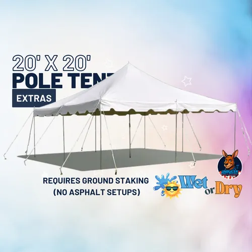 20’ x 20’ Weekender Standard Canopy / Pole Tent