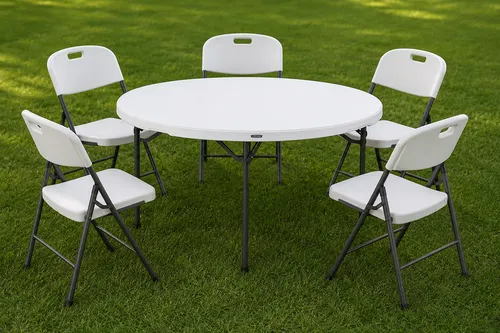 5 FT Round Table & Chair Standard Package