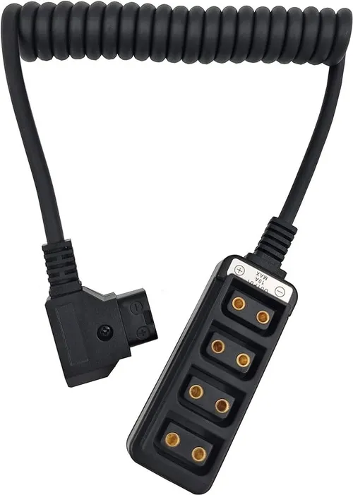 D-tap Male to 4 Port Female Splitter Power Cable Hub Connector Suitable