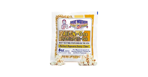 All in One Popcorn 8oz pack.