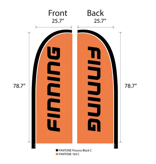 Feather Flag - Finning