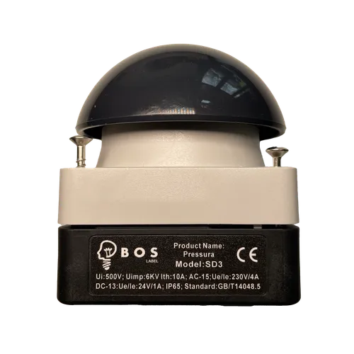 Slagdrukknop Zwart Midi