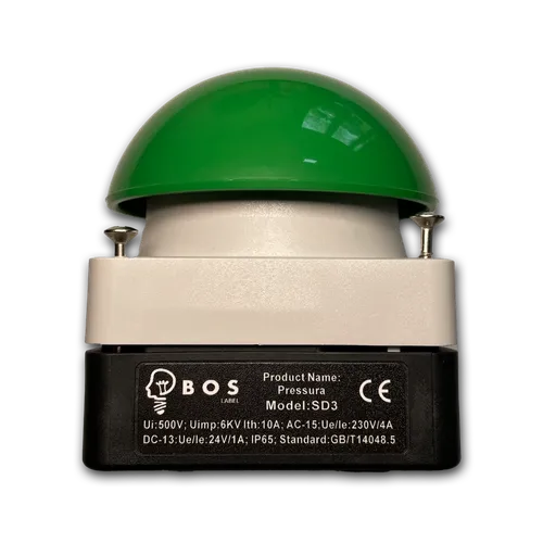 Slagdrukknop Groen Midi