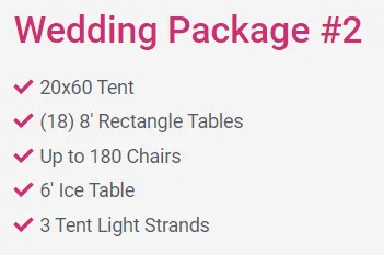 Wedding Package #2
