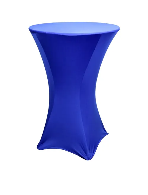 Royal Blue (linens for cocktail table) 