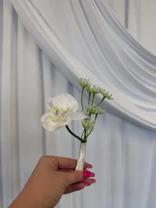 Botanical Blooms Orchid Boutonniere 