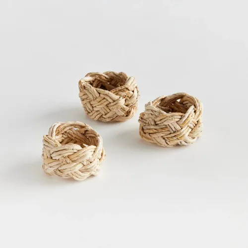 Braided Wicker Napkin Ring