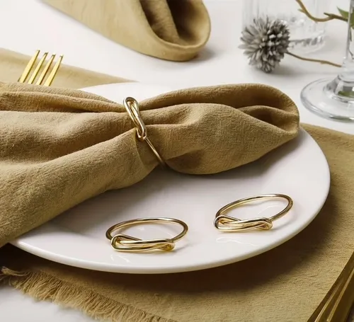 Gold Knot Napkin Ring