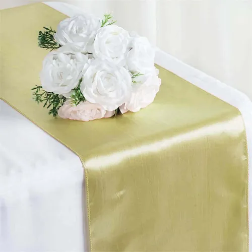Champagne Satin Runner