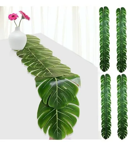 Tropical Palm Leaf Runner