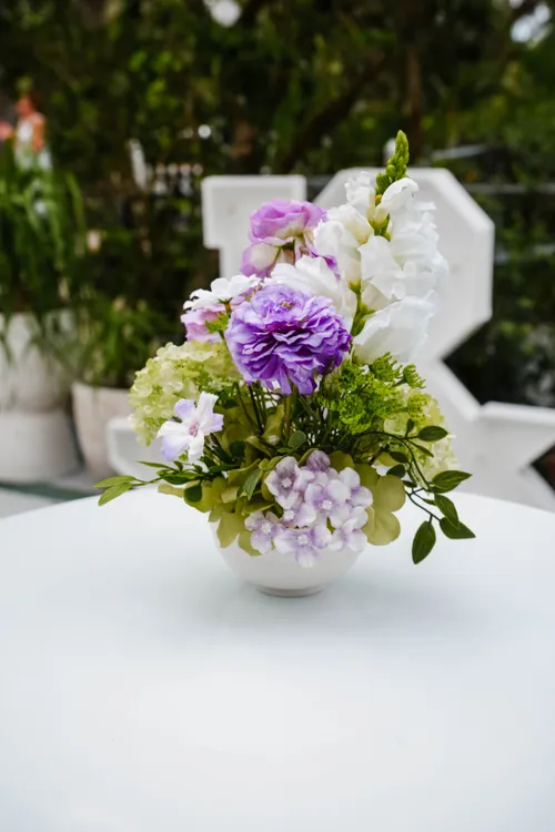 Dreamy Purples Small Centerpiece (bowl)