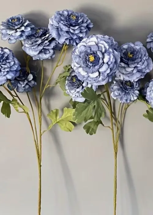 Dusty Blue Zinnia Flower