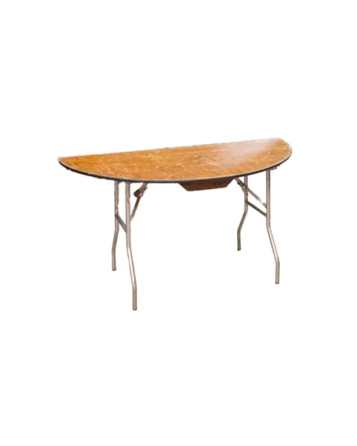 5ft Half Round Table