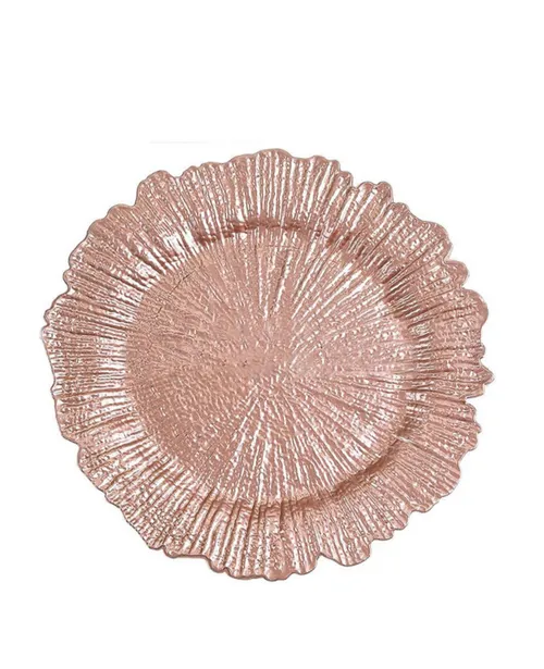 Rose Gold Reef Charger