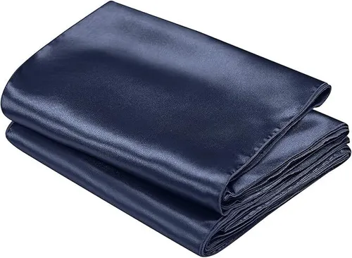Dark Navy Satin Runner