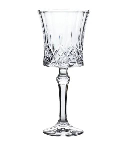 Clear Crystal Cut Goblet