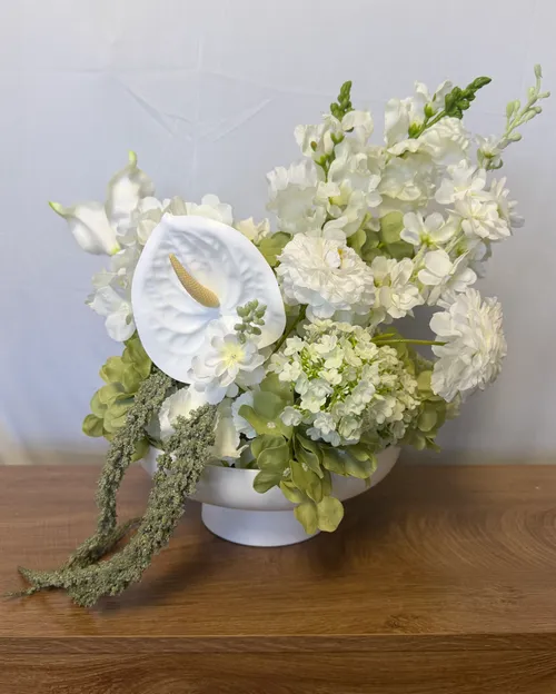 Botanical Blooms Large Centerpiece (pedestal bowl)