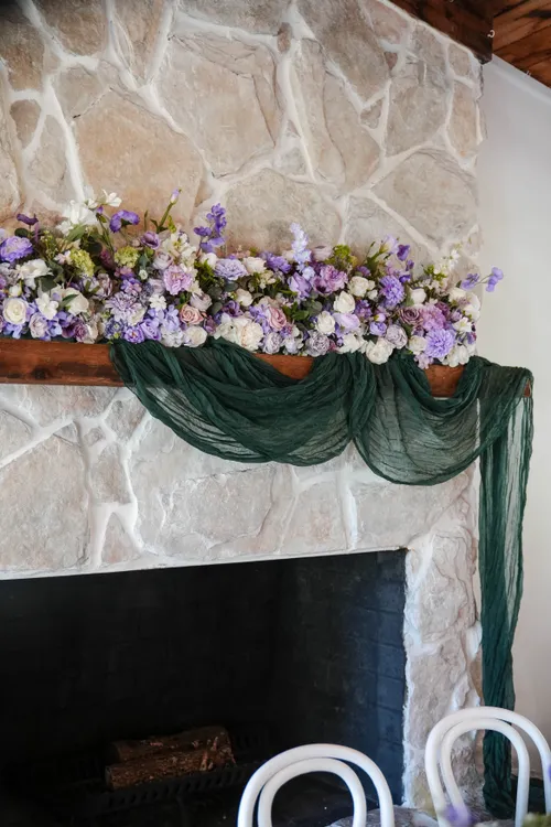 Dreamy Purples Medium Floral Arrangement Centerpiece