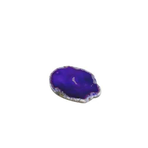 Purple Agate Crystal Slice