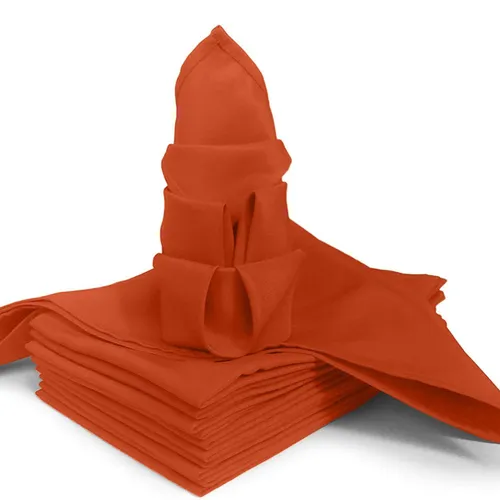 Burnt Orange Polyester Napkin 20