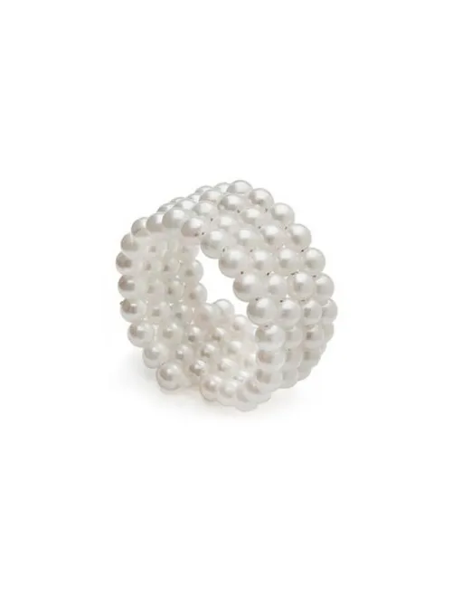 White Pearl Napkin Ring