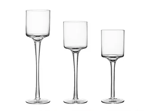 Clear Stemmed Votive Holder