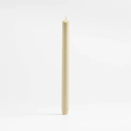 Ivory Flameless Taper Candle