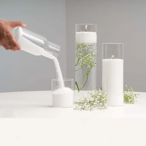 White Wax Sand REAL FLAME