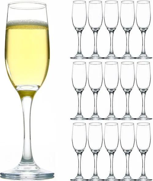 Clear Glass Champagne Flute 6oz